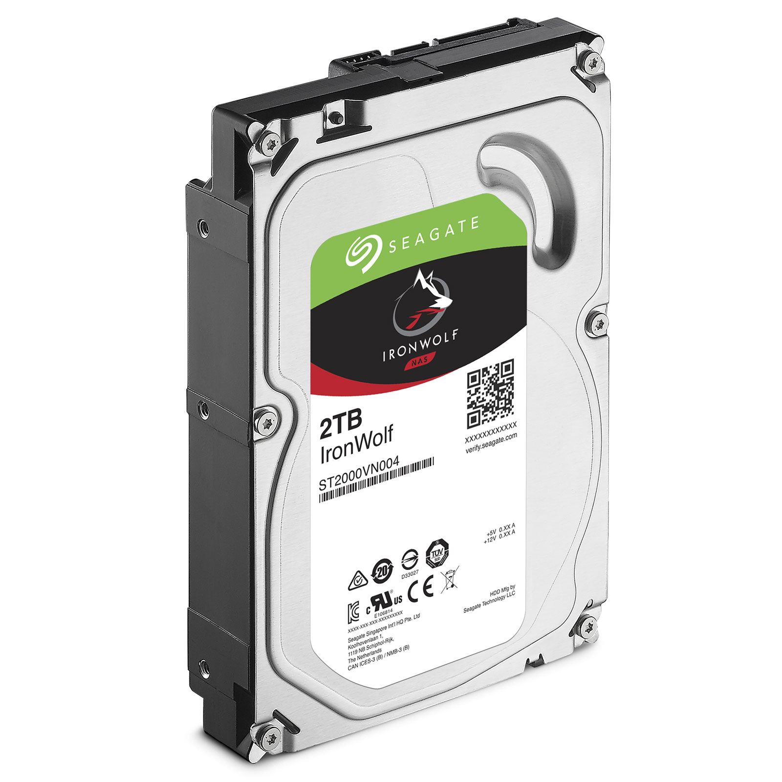 SEAGATE 2TB 3.5 SATA III 64MB ST2000VN004 IronWolf Guardian