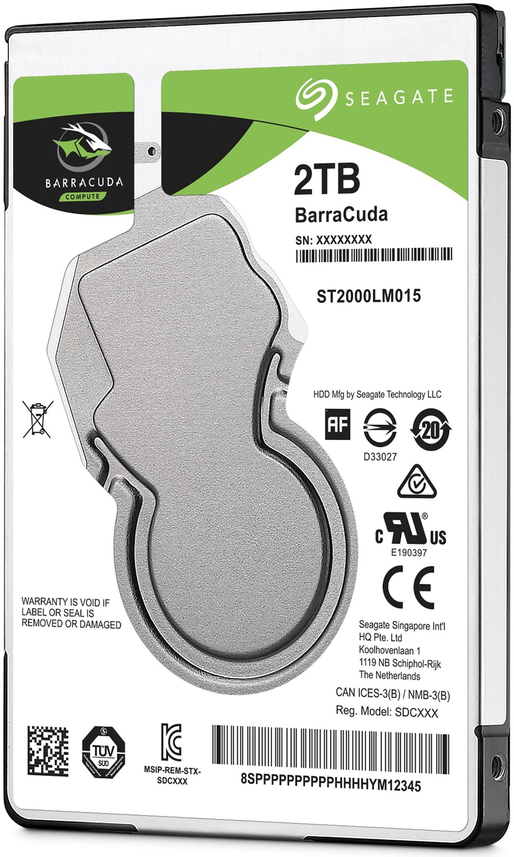 SEAGATE 2TB 2.5 SATA III 128MB 5.400rpm ST2000LM015 Barracuda