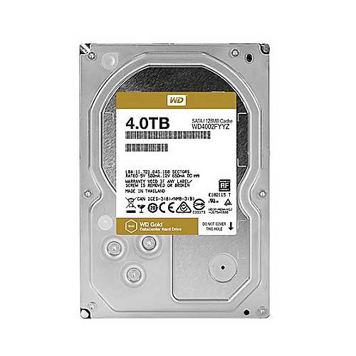 WD 4TB 3.5 SATA III 128MB 7.200rpm WD4002FYYZ Gold