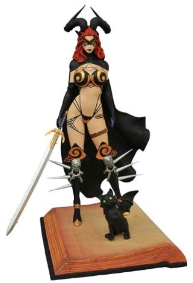 Tarot Witch of the Black Rose Femme Fatales PVC Statue Tarot Verion 2 23 cm