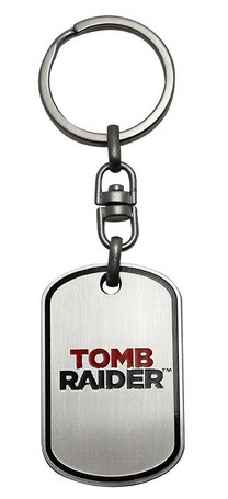 TOMB RAIDER - Metal Keychain Logo