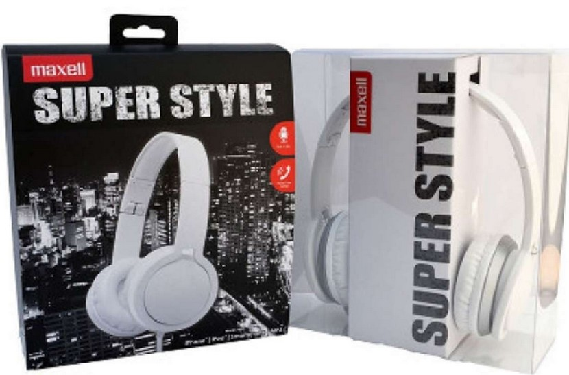 MAXELL SLUSALICE MXH-HP201 SUPER STYLE , WHITE