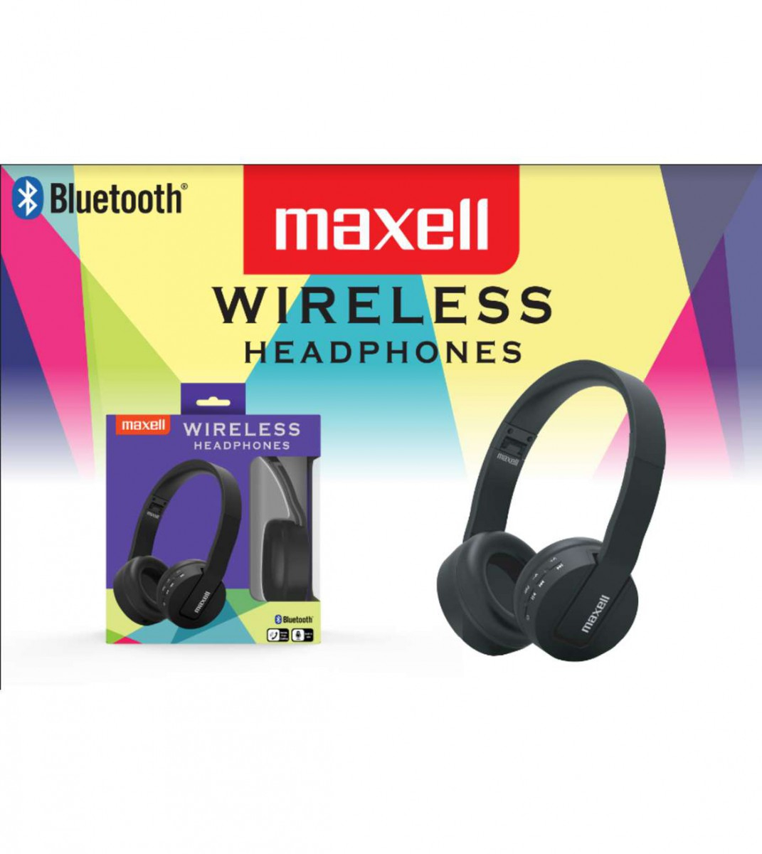 MAXELL SLUSALICE BT800 BLUETOOTH CRNE