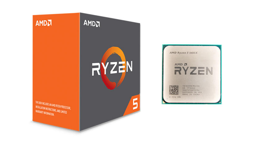 AMD Ryzen 5 1600x 6 cores 3.6GHz (4.0GHz) Box