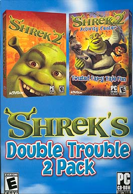 PC Shrek Double Trouble (Shrek 2 + Shrek 2 Activity Center), MB