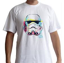 Majica STAR WARS - Trooper graphique muska white - basic L