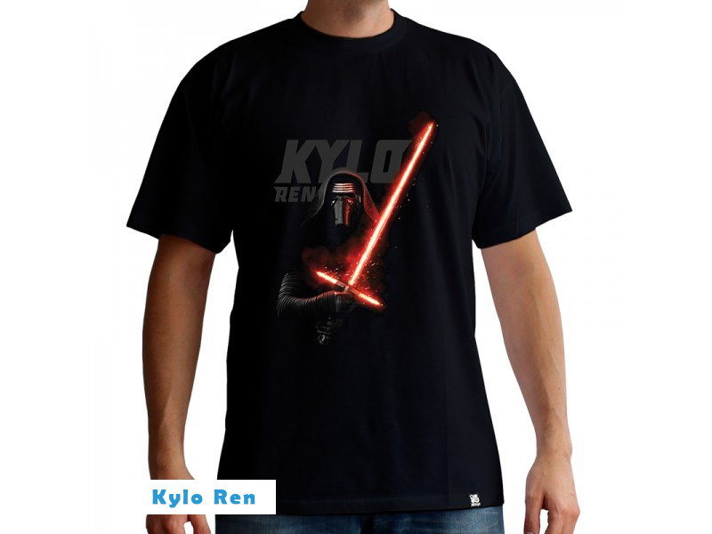 Majica STAR WARS - Kylo Ren muska black - basic M