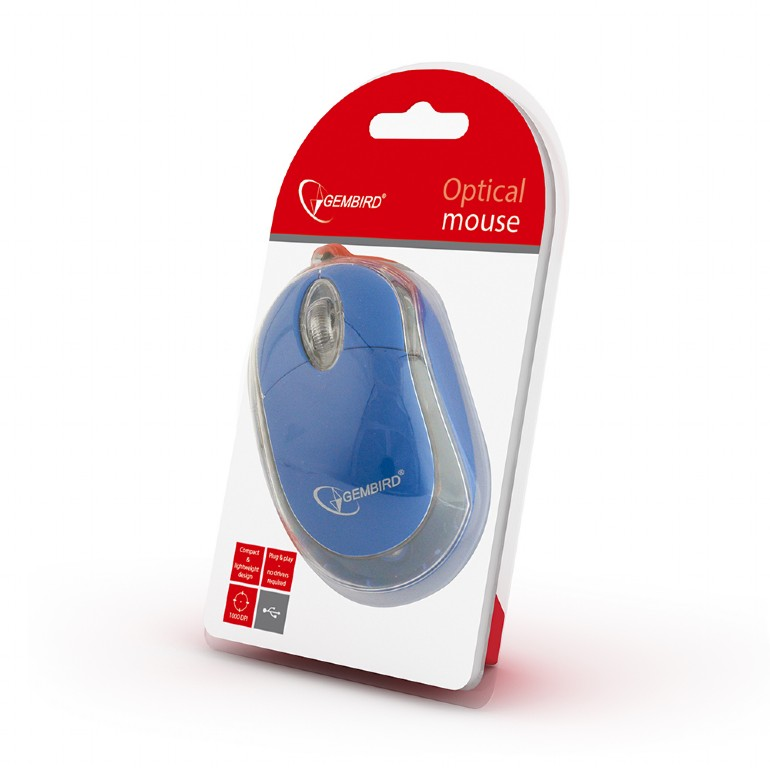 GEMBIRD MUS-U-01-BT Opticki mis USB blue