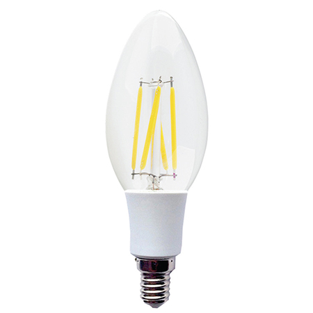 XLED (E14 4W) Led Sijalica Filament E14 4W,Toplo bela, 2700K, candle