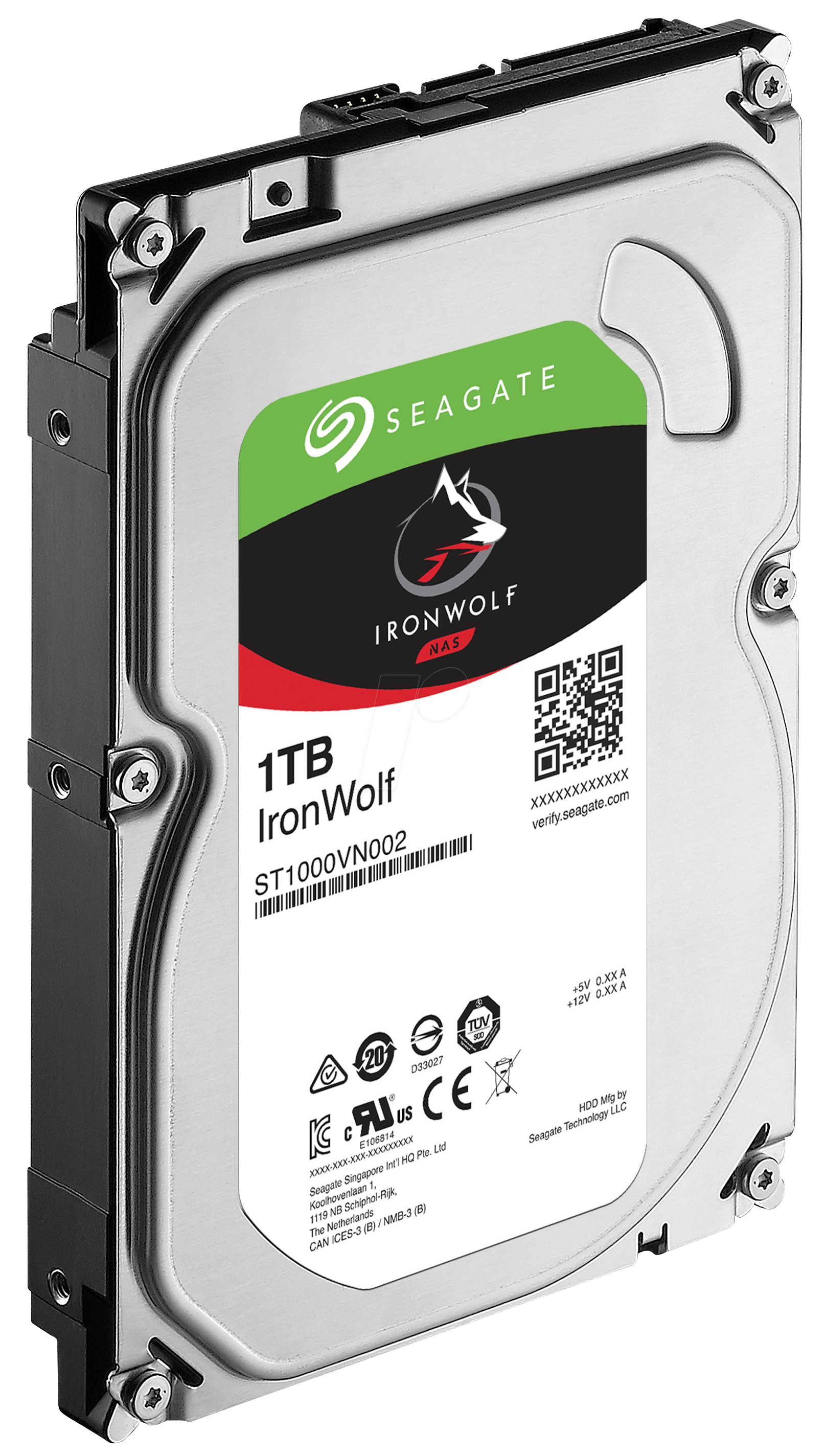 SEAGATE 1TB 3.5 SATA III 64MB ST1000VN002 NAS HDD