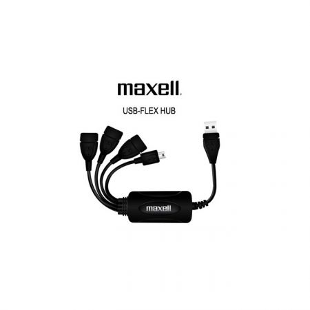 MAXELL USB FLEX HUB - 3 USB + 1 MINI