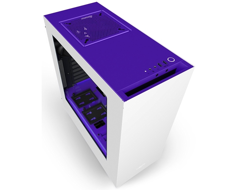 NZXT S340 kućište belo-ljubičasto (CA-S340W-W3)