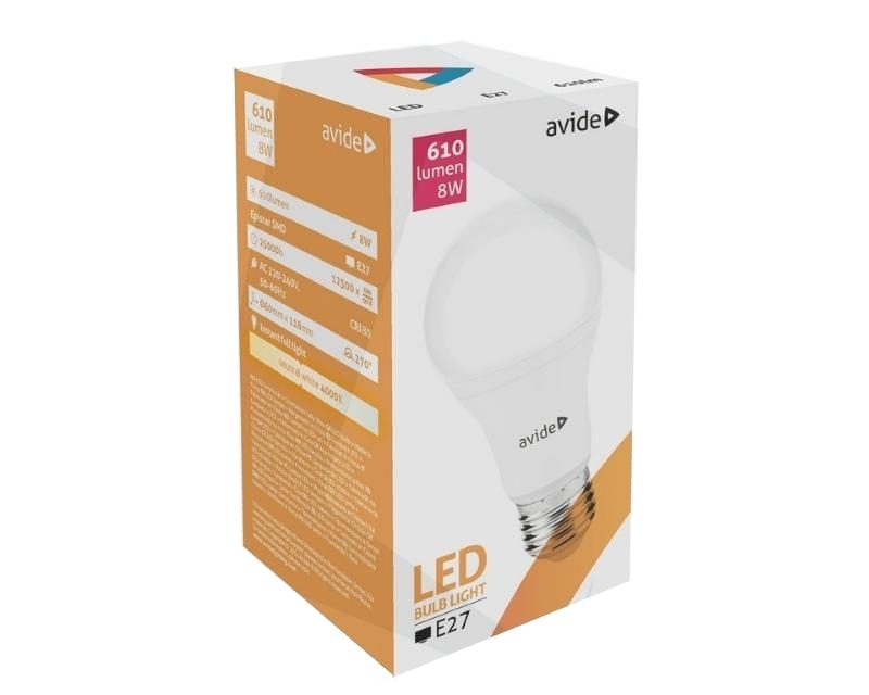 AVIDE ABG27NW-8W-AP G60 8W E27 4000K sijalica