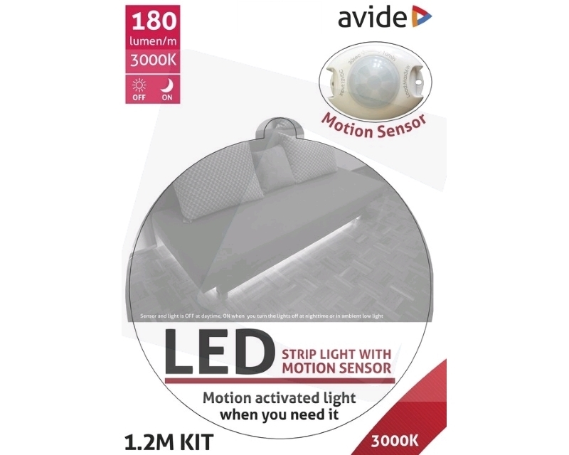 AVIDE ABLSBLBED-SEN-3W-S 3W 3000k LED traka sa senzorom pokreta