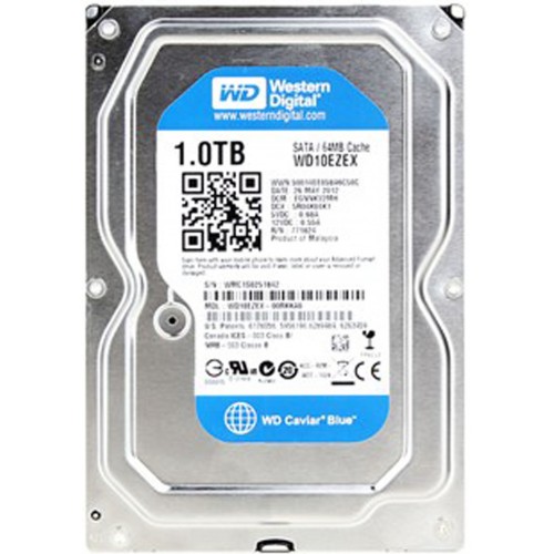 WD 1TB 3.5 SATA III 64MB 7.200rpm WD10EZEX Blue