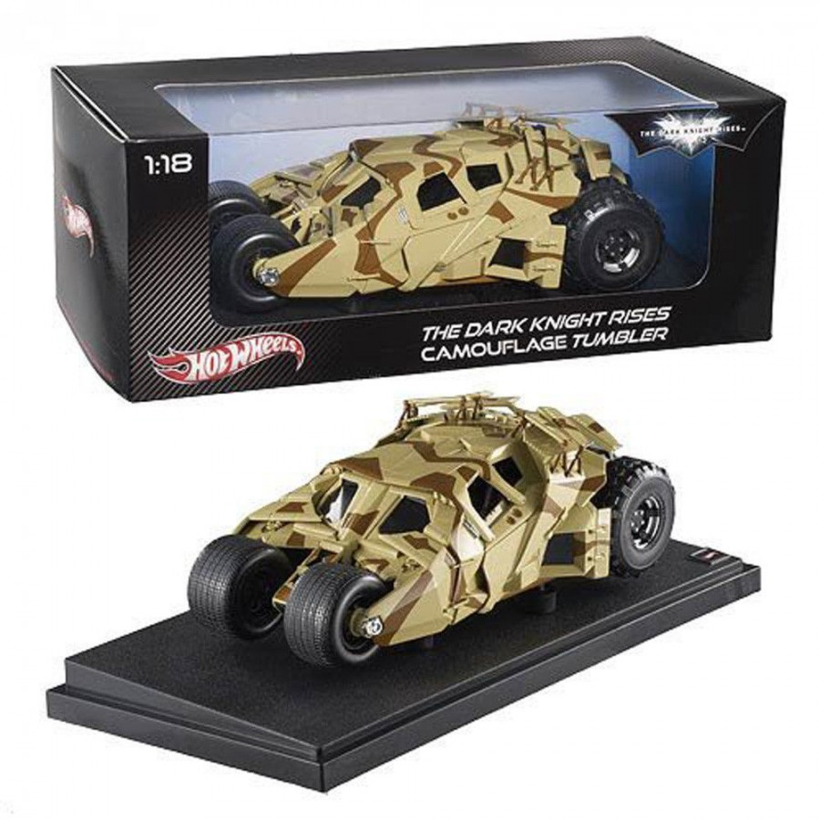 Batman The Dark Knight Diecast Model 118 Batmobile Tumbler Camouflage Deco