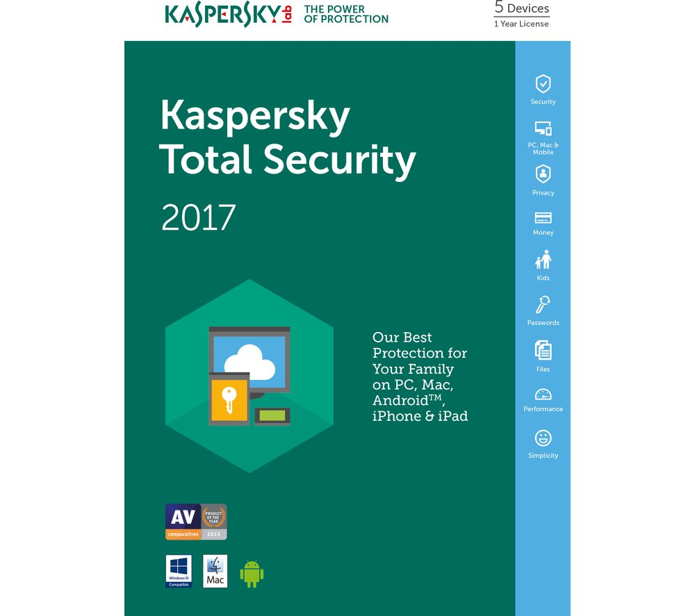 Anti-virus Kaspersky Tot.Security 4u 1g