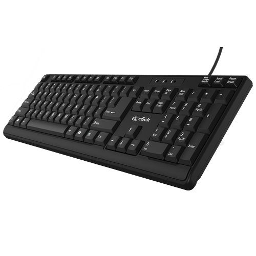 Click K-L0 Tastatura žičana USB, US, crna