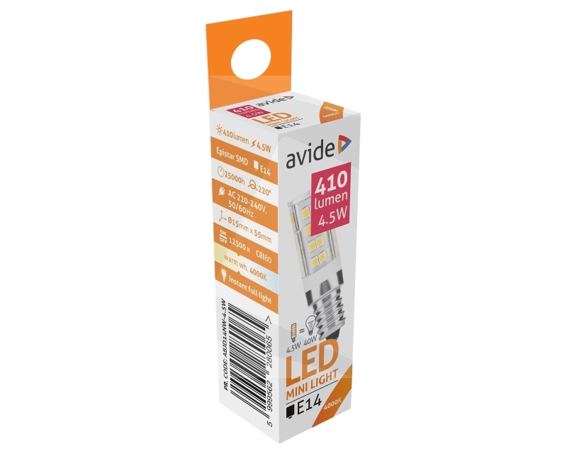 AVIDE ABJD14NW-4.5W 4.5W NW E14 4000K sijalica