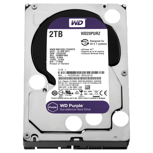 Western Digital 2TB 3.5 Purple WD20PURZ