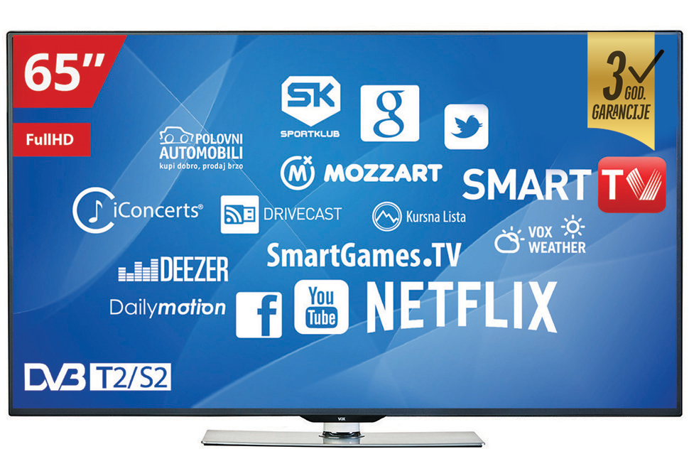 VOX 65 IWB65 LED SMART TV