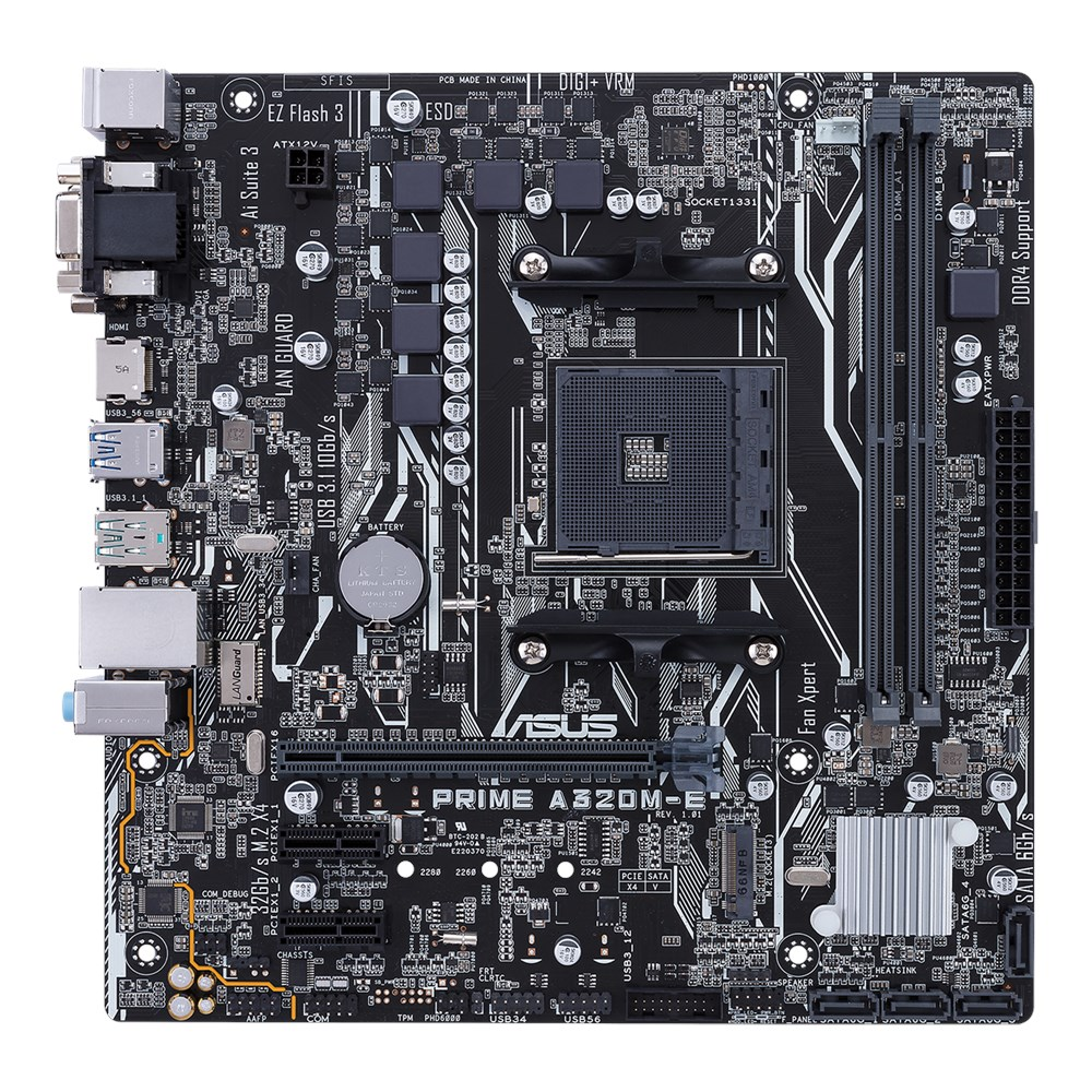 AM4 ASUS PRIME A320M-E