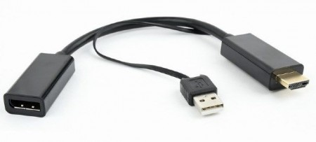Gembird DSC-HDMI-DP HDMI to DisplayPort converter, black
