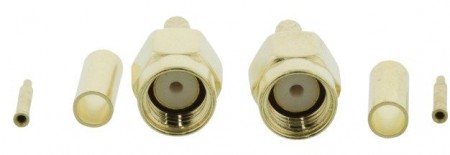 Valueline VLSP02900A Connector SMA Male Metal Gold