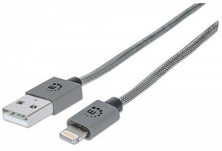Intellinet (394345) USB 2.0 Kabl 1m Sivi