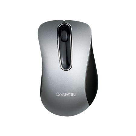 CANYON Mouse CNE-CMS3 (Wired, Optical 800 dpi, 3 btn, USB), Silver (CNE-CMS3)