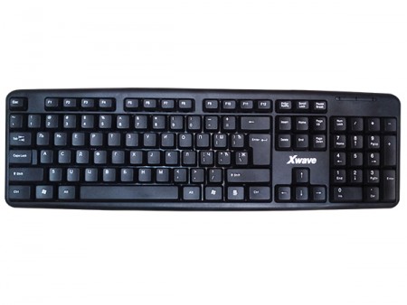 Xwave Tastatura crna USB, YU slova,107 keys