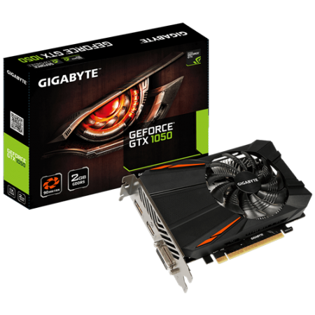 Gigabyte (GV-N1050D5-2GD) NVD GTX 1050 2GB DDR5 128bit 1.1