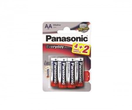 PANASONIC baterije LR6EPS/6BP -AA 6kom, Alkaline Everyday po