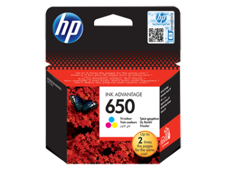 HP 650 Tri-color Ink Cartr. [CZ102AE],HP Deskjet Ink Advantage 2515 and 2515 e-All-in-One Printer