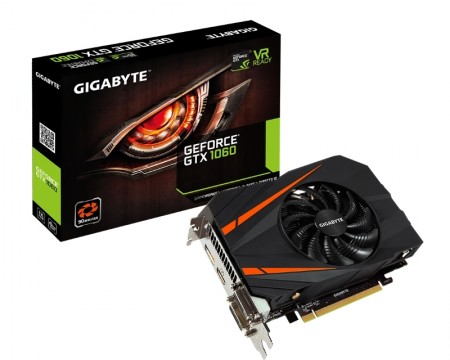 GIGABYTE nVidia GeForce GTX 1060 6GB 192bit GV-N1060IX-6GD