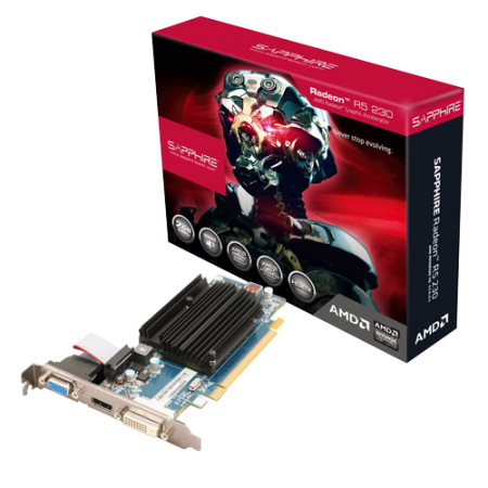 SAPPHIRE AMD Radeon R5 230 2GB 64bit GDDR3 (11233-02-20G)