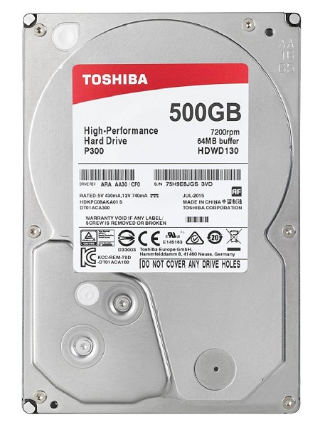 Toshiba 500gb 64MB HDWD105uzsva