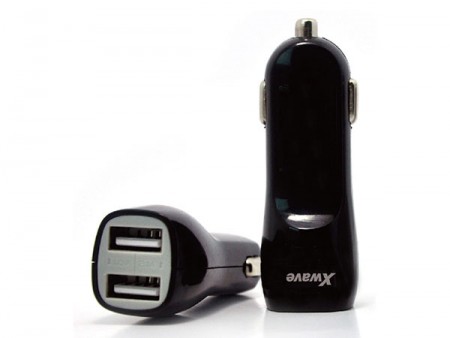 Xwave C22 USB Auto Punjač Dual USB port Crni