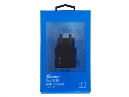Xwave H22 USB Zidni Punjač za Mobilne i Tablete Crni