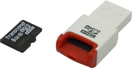 Transcend (TS8GUSDHC10-P3) 8GB Micro SD Card HC