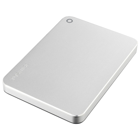 Toshiba (HDTW210ES3AA) 1TB 2.5 USB 3.0 Canvio Premium Eksterni Hard Disk Silver Metalic