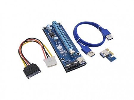 NoNAME PCE164P-N03 adapter PCIe 1x 16x VER 006C 