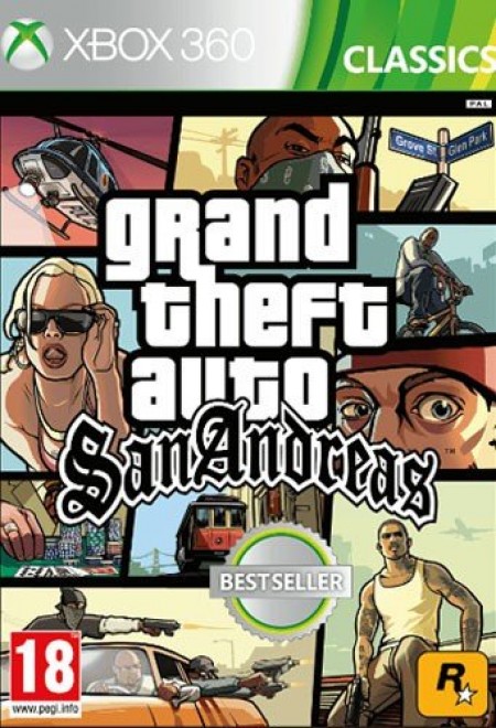 Take2 XBOX360 Grand Theft Auto San Andreas Classic