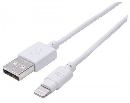 MH kabl USB 2.0 Muški8-Pin Muški,1m iLynk Lightning Beli
