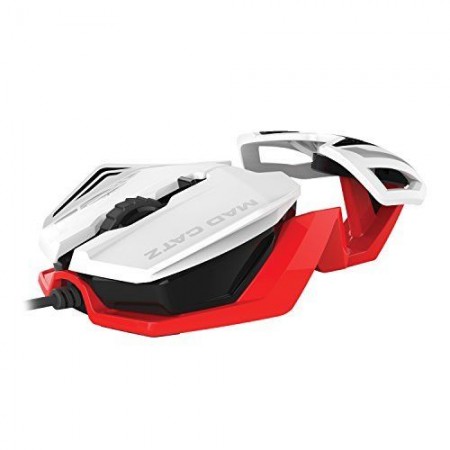 Madcatz Mad Catz R.A.T.1 Wired Gaming Mouse - WhiteRed