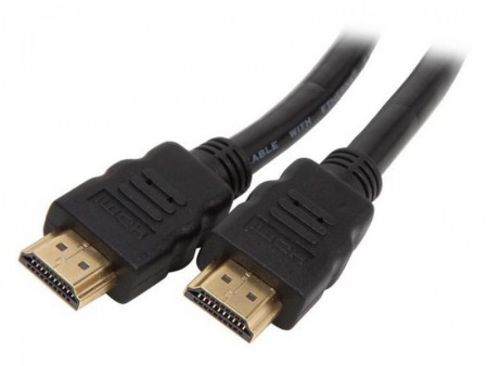 E-Green HDMI kabl 1.4 M/M 1m Black 