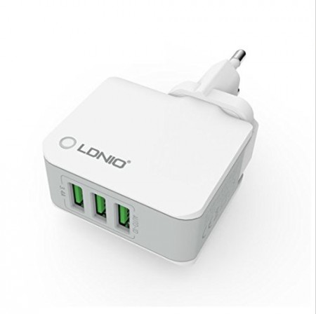 Siyoteam (A3303) LDNIO USB Charger 3 Ports 17W White 