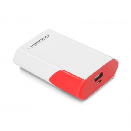 Esperanza EMP111WR  Powerbank Bosno 6000mAh White/Red