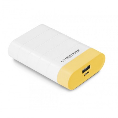 Esperanza EMP110WY Powerbank Graviton 4800mAh White/Yellow