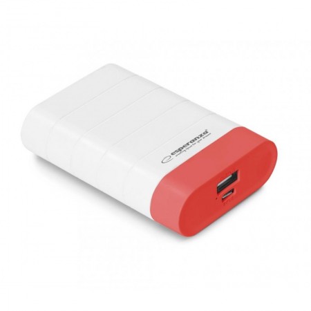 Esperanza EMP110WR Powerbank Graviton 4800mAh White/Red